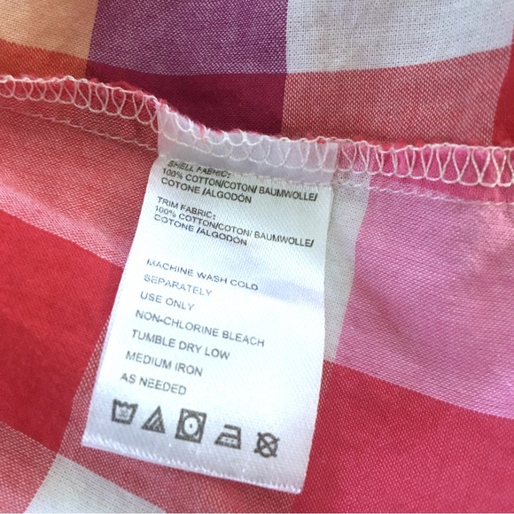 Anthropologie Isabella Sinclair Gingham Button Down - Picture 6 of 6